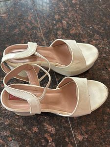 White Platform Heels