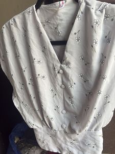 Floral Button-Up Top