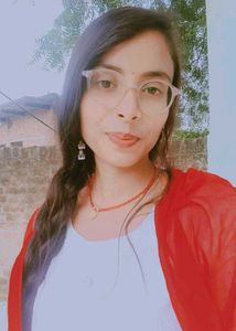 Red Dupatta with White Suit