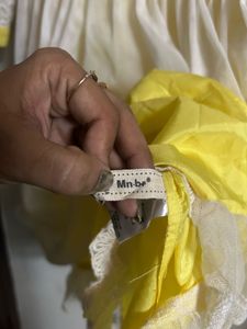 Yellow Lace Detail Dress