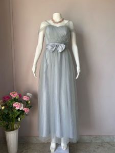 Grey Premium tulle gown