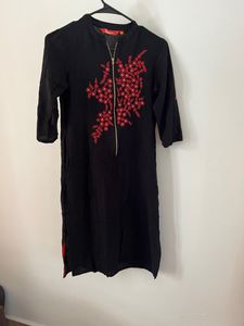 Price Drop 🔥Black Kurti From Reliance Trends
