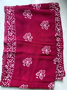 Viscose Georgette saree