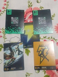 Limited Edition Black Adam DC Hybrid Trading Cards