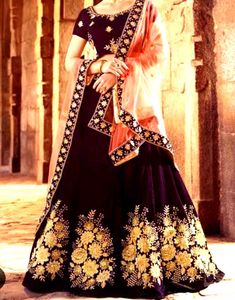 Elegant Embroidered Lehenga Choli