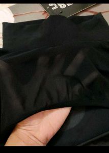 Black Mesh Long Sleeve Back Tie Crop Top