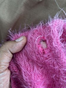 Pink Fuzzy Warm Super Soft Dress