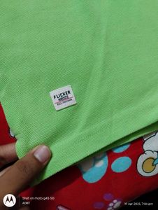 Green Polo T-shirt For Men (With Collar) 👚