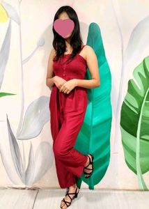 Maroon Jumpsuit