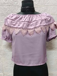 Tops For Rs. 99 Only/ Lavender Crop Top