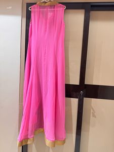 PINK ETHNIC GOWN DRESS
