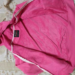 Pink Adidas Zip-Up Hoodie
