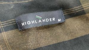 HIGHLANDER Black/Olive Checked Casual Shirt