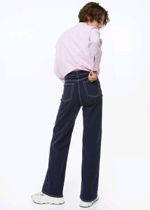 H&amp;M Wide Leg Jeans (dark Blue)((40% Off Five Items