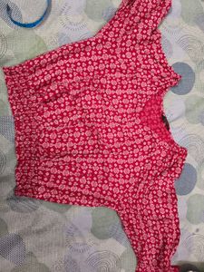 Hawt brand red crop top for women in xl size