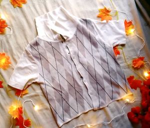 Combo W&amp;B Korean Top On Salee 😻