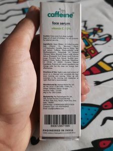 Mcaffeine Green Tea &amp; Vitamin-C Face Serum, 30ml, Sealed