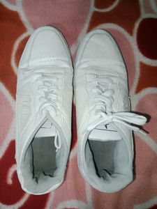 Men White Shoes Sneakers Uk 8