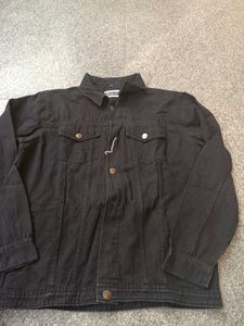 Montrez Stylish Black Denim Jacket