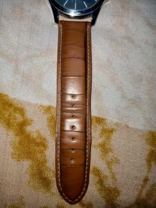 Peter England Brown Leather Watch