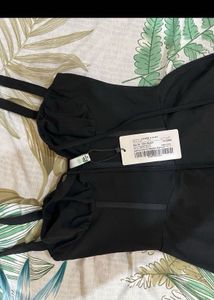 mini black corset dress