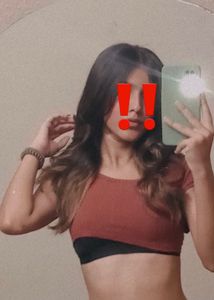 Brown mini top🤎
