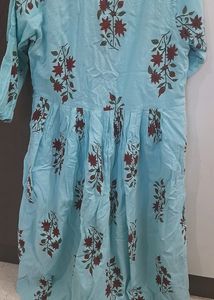 Cotton Kurti Plazzo Set