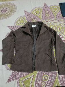 Brown Zippered Jacket