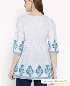 Rangriti Pure Cotton Short Kurti