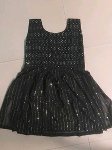 Black Sharara Set