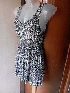 Patterned Mini Dress