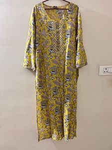 Floral Print Kurta