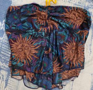 Sun Print Halter Top