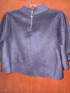 2 Mock Neck Top(Crop Tee)