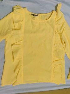 yellow stylish Top