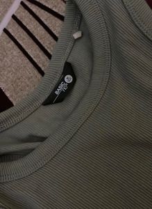 Sage Green Ribbed Tank Top