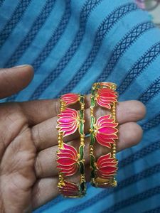 Gold Bangles (Set of 2)