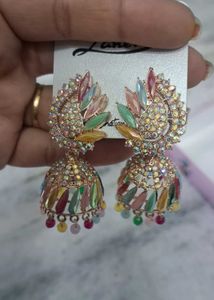 Colorful Jhumka Earrings