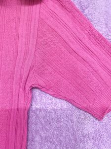 Pink Stretchable Top