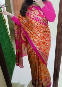 Bandhani Festive Saree