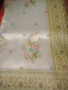 Elegant Embroidered Saree