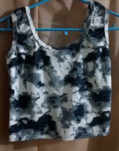 Tie-Dye Crop Tank Top