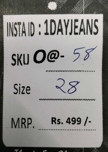 Women sky blue skinny jeans size 28 (O-58)