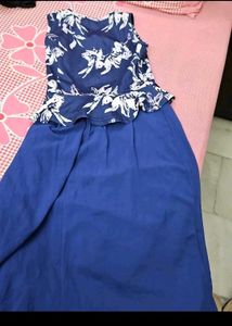 Floral Navy Maxi Dress