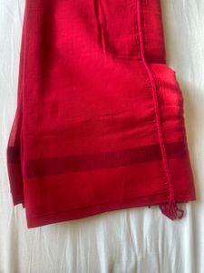 Raw Mango designer Red Saree