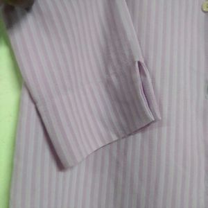 Striped Button-Down Shirt