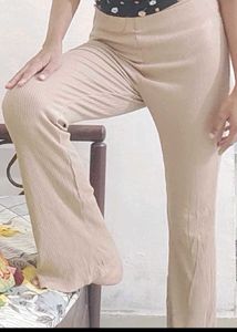 H&M Ribbed Flared Pants