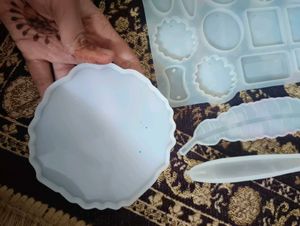 Resin Mould+sticker&amp;flowers