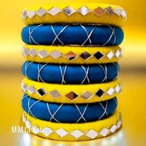 Yello Blue Bangles 💙💛