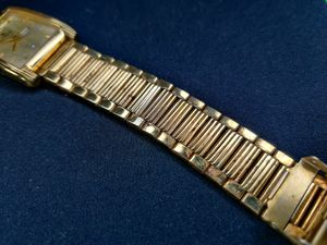 Titan Watch For Men 1072 YAB Gold Colour